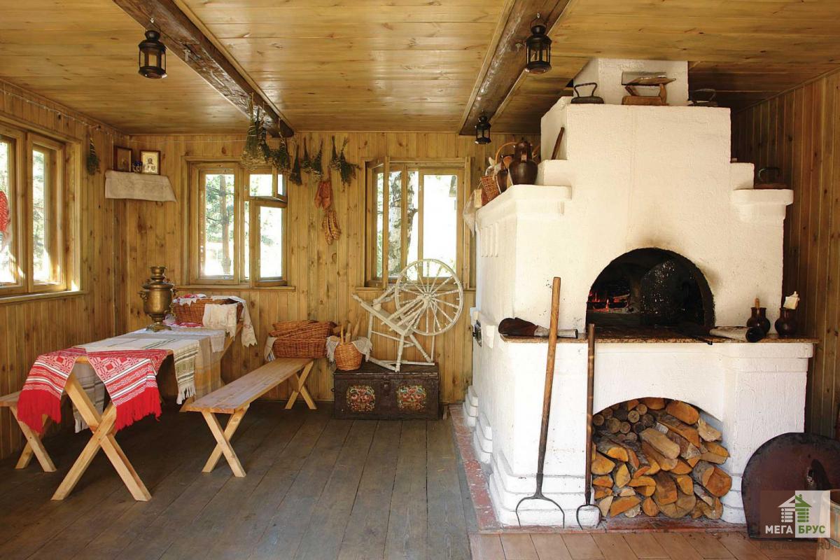 Русский стиль деревянного дачного дома